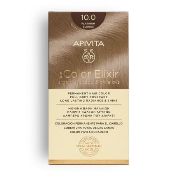 Apivita My Color Elixir Kit Βαφή Μαλλιών No 10.0 Κατάξανθο